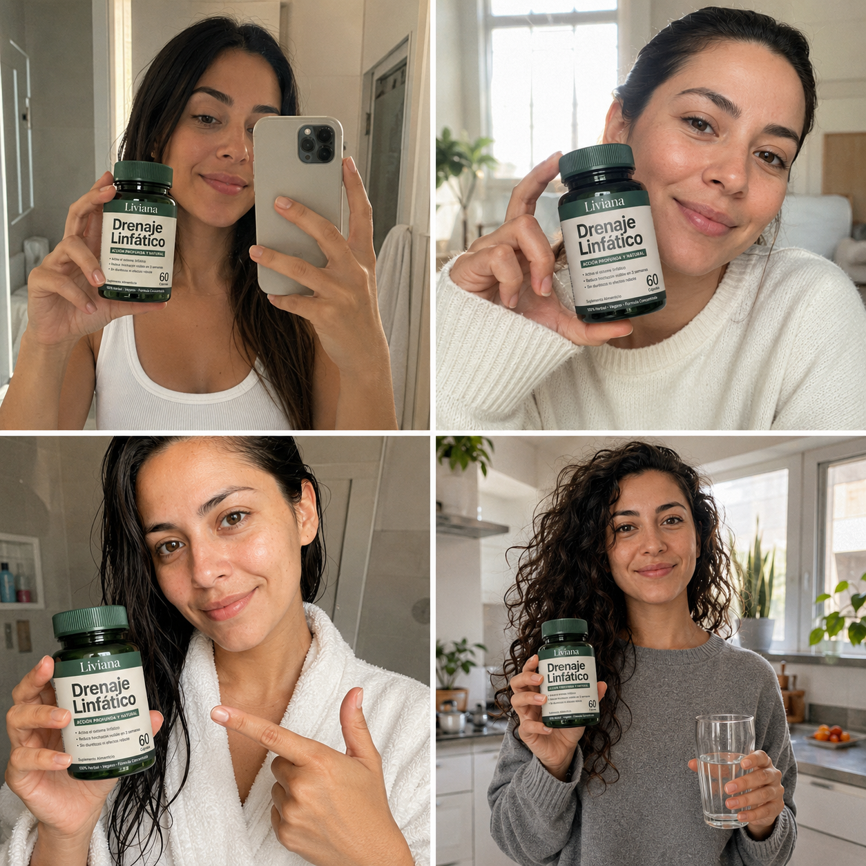 Liviana | Drena Naturalmente la Hinchazón del Rostro, Abdomen y Piernas